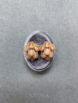 Scalloped Earrings - 18k Yellow Gold