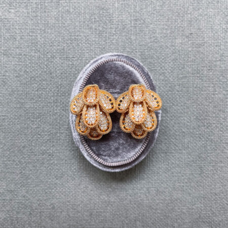 Scalloped Earrings - 18k Yellow Gold