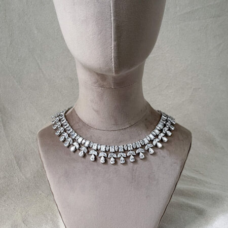 Treasure Necklace - Rhodium White Gold