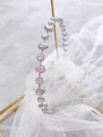 Modern Shape Headband - Rhodium White Gold