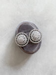 Perfect Round Earrings - Rhodium White Gold