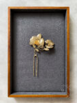 Orchid Pin - 18k Yellow Gold