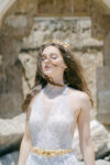 Natural Flower Vine Headband - Doff Gold