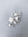 Florals and Twines Haircomb - Doff Silver