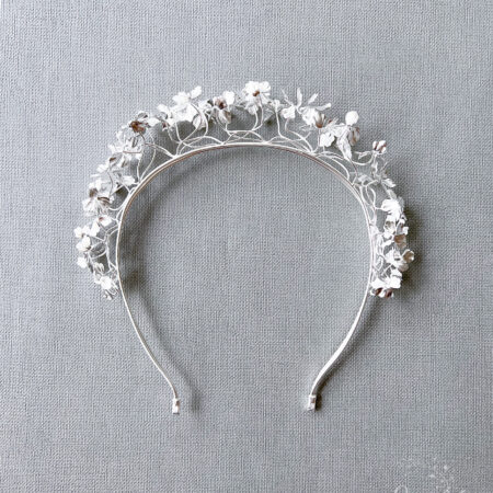 Oregano Bloom Headband - Doff Silver