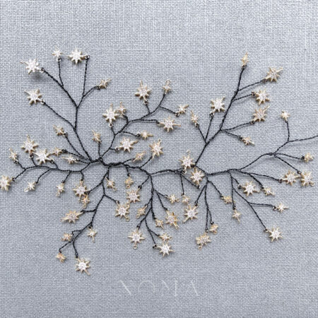 Tiny Meteor Touch Hairvine - Gold