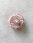 Vintage Pearl Ring - Rhodium White Gold, White Pearl