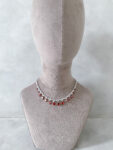Cassiopeia Necklace - Rhodium White Gold, Ruby