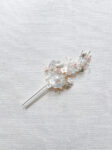 CHN-202200087 – Oriental Blossom Hairpin – White Silver – Pink – – C1