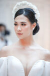 Clay Flower Lily Halo Crown - Rose Gold