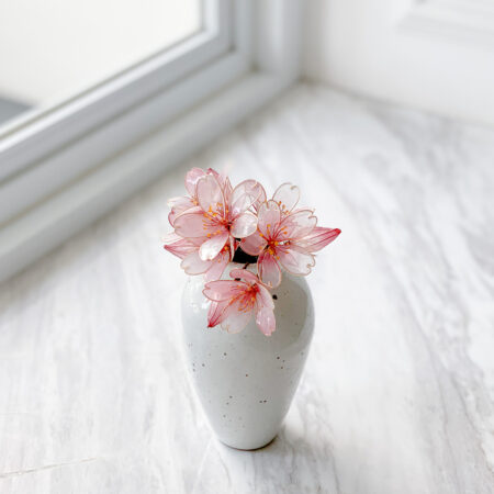 LR Pink Jasmine Hairpin Set - Gold, Pink (2 pcs)