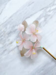 HS Blushing Hairpin - Gold, Pink
