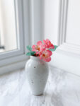 HS Hibiscus Bouquet Hairpin - Gold, Pink