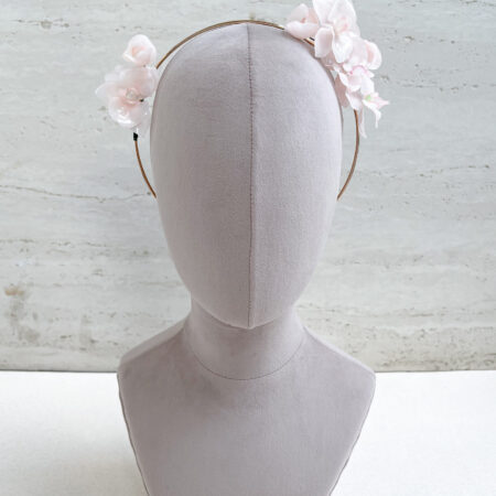 HS Blush Orchid Headband - Gold, Pink
