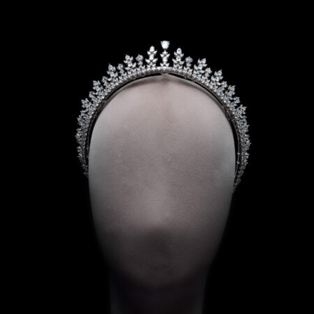 Queen Crown - Rhodium White Gold