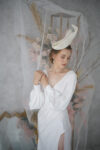 Twisting Millinery Headband - White