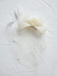 HMV-201900025-Millinery-Twist-Veil-White
