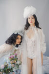 Tulle White Ball Headband - White