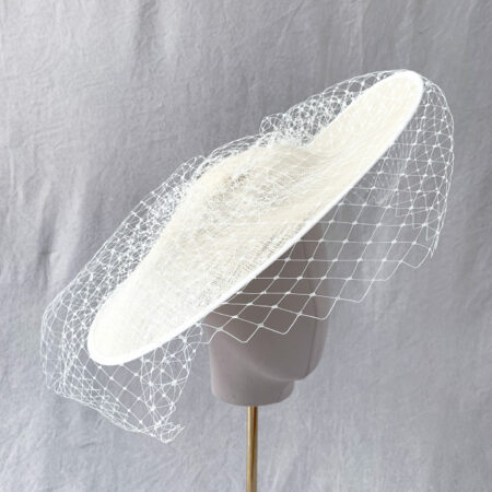 Saucer Millinery - White