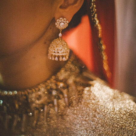 Mosque Earrings - 18k Yellow Gold