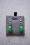 Classic Drop Jade Small Earrings - 18k Yellow Gold, Jade