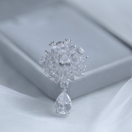Venice Pendant - Rhodium White Gold
