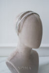 Round 6 mm Double Headband - Rhodium White Gold