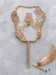 Ornamental Phoenix Fan - Gold