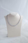Square Choker - Rhodium White Gold