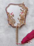 Red Koi Prosperity Fan - Gold