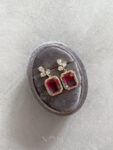 Pink Rainbow Tourmaline Earrings - 18k Yellow Gold