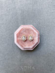 DIY Pear Top Earrings - 18k Yellow Gold, White Diamond