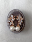 Tiffany Earrings - 18k Rose Gold, White Pearl (Clip)