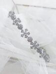 Flower Paradise Headband - Rhodium White Gold