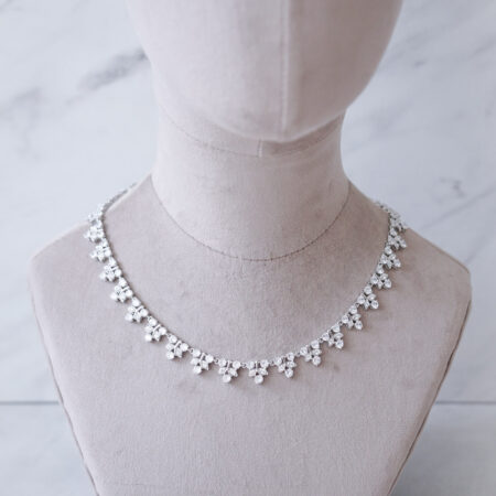 Vineyard Choker - Rhodium White Gold