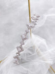 Modern Radiance Headband - Rhodium White Gold