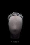 Flower Garden Crown - Rhodium White Gold, White
