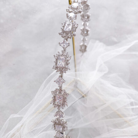Royal Princess Headband - Rhodium White Gold