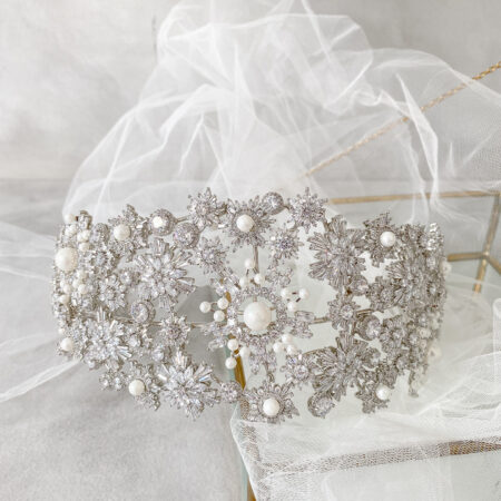 Milky Way Headband - Rhodium White Gold