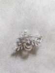 Art Deco Brooch - Rhodium White Gold