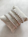 Round Tennis 0.25 ct Bracelet - Rhodium White Gold