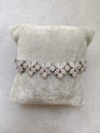 Tree Paved Bracelet - Rhodium White Gold