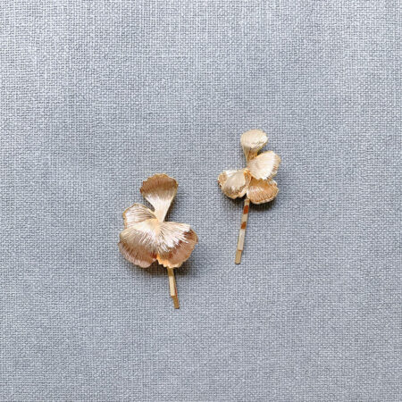 Floral Petal Pin Set - 18k Yellow Gold (2 pcs)