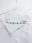 Pearl Halo Round Halo Large Headband - Rhodium White Gold, White Pearl