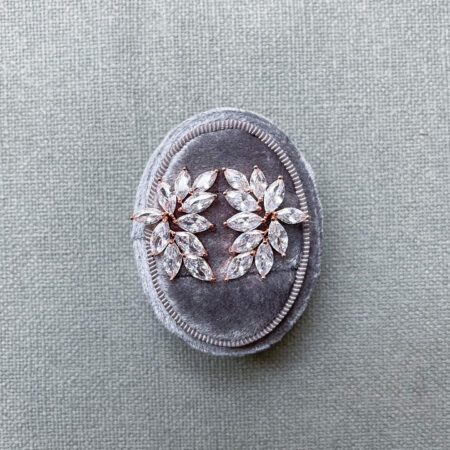 Marquise Bouquet Earrings - 18k Rose Gold