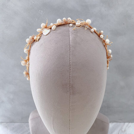 Twigs and Twine Modern Headband - Gold