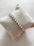 Round Tennis 0.5 ct Bracelet - Rhodium White Gold