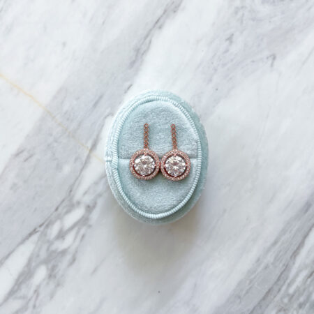 DIY Round Bottom Earrings - 18k Rose Gold