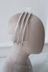 Square 4 mm Single Headband - Rhodium White Gold
