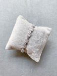 Bezeled Bracelet - Rhodium White Gold